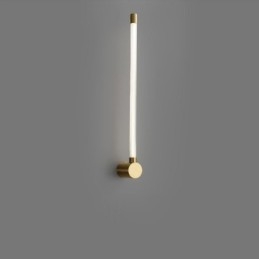 Applique da parete LED moderna in ottone e acrilico