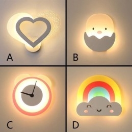 Applique da parete LED moderna in acrilico