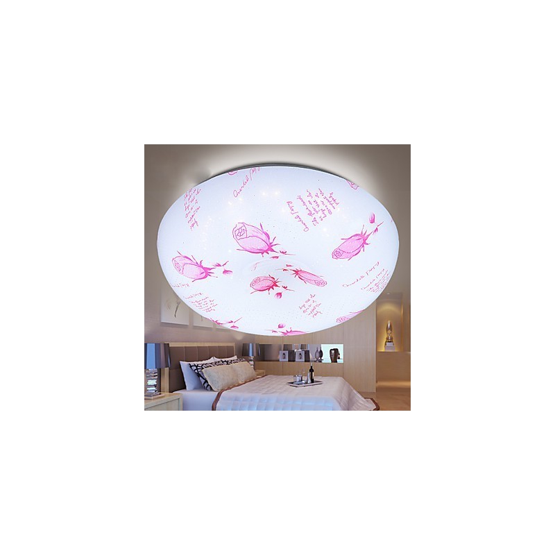 Plafoniera a cupola LED stile contemporaneo in acrilico, 3 lampadine, montaggio a filo