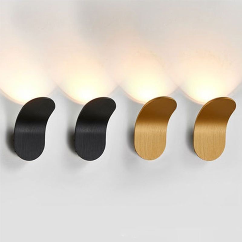Applique da parete LED minimalista in alluminio 6W 480 lm 10×18 cm