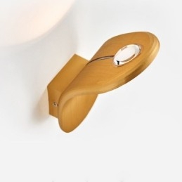 Applique da parete LED minimalista in alluminio 6W 480 lm 10×18 cm