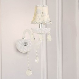 Applique da parete in cristallo stile europeo classico elegante