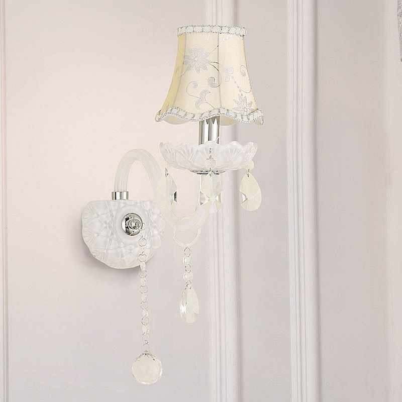 Applique da parete in cristallo stile europeo classico elegante