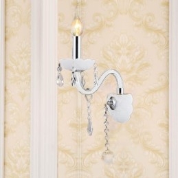 Applique da parete in cristallo stile europeo classico elegante