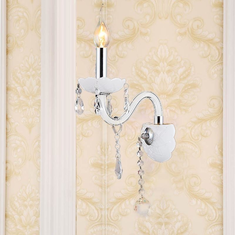 Applique da parete in cristallo stile europeo classico elegante