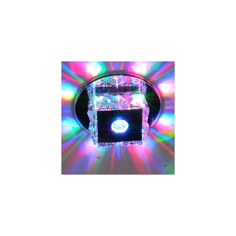 Plafoniera a filo mini in vetro e cristallo per cameretta LED