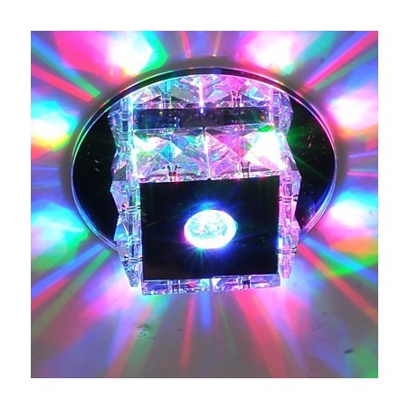 Plafoniera a filo mini in vetro e cristallo per cameretta LED