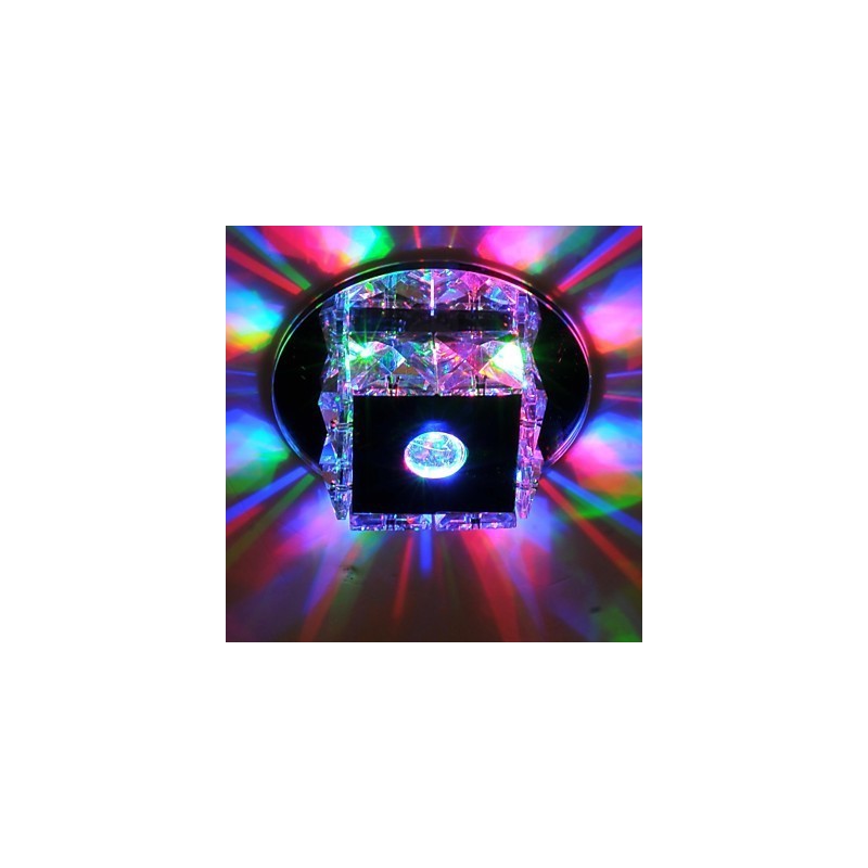 Plafoniera a filo mini in vetro e cristallo per cameretta LED