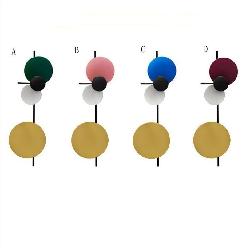 Applique da parete circolare moderna colorata LED 12 W