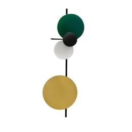 Applique da parete circolare moderna colorata LED 12 W