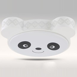 Plafoniera a filo LED con telecomando, luce bianca e bianco caldo, bianca