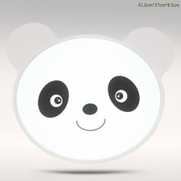 Plafoniera a filo LED con telecomando, luce bianca e bianco caldo, bianca