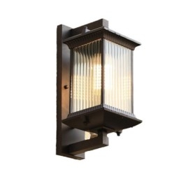 Applique da esterno in vetro stile cinese IP23 15x23x35 cm E26/E27
