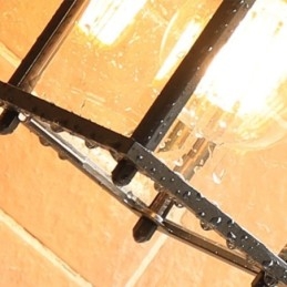 Applique da parete per esterni impermeabile stile europeo, colonna quadrata, cortile giardino balcone