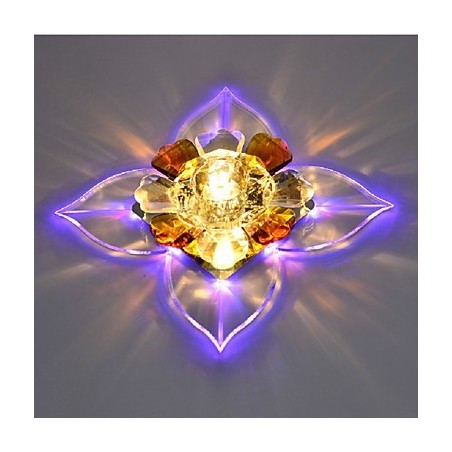 Plafoniera a filo in cristallo CreativeTube Smd con 3 lampadine incluse