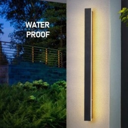 Applique da parete LED da esterno moderna e contemporanea IP44 per veranda, patio e giardino