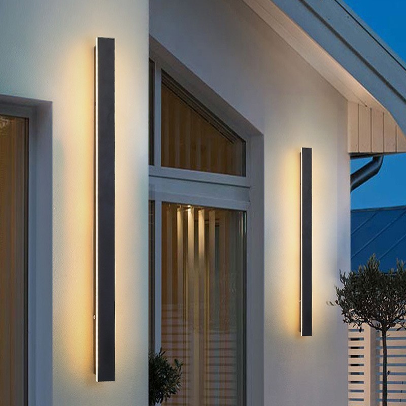 Applique da parete LED da esterno moderna e contemporanea IP44 per veranda, patio e giardino