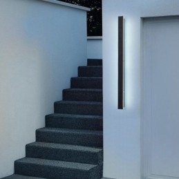 Applique da parete LED da esterno moderna e contemporanea IP44 per veranda, patio e giardino