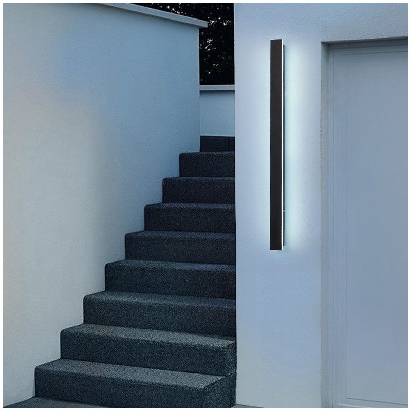 Applique da parete LED da esterno moderna e contemporanea IP44 per veranda, patio e giardino