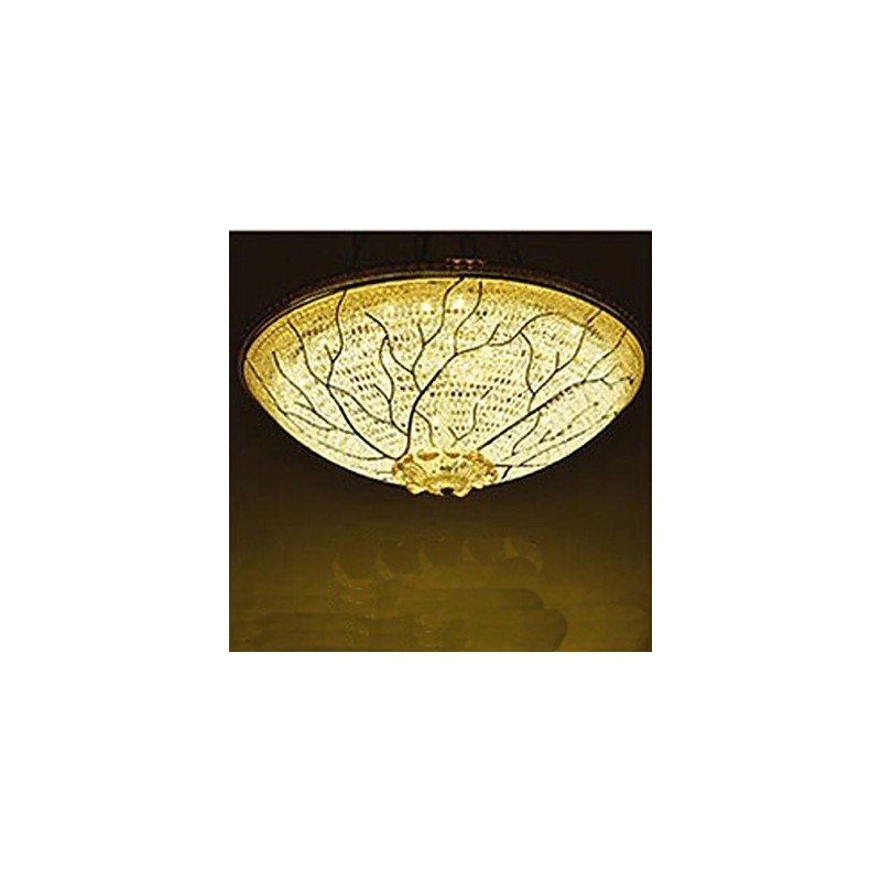 Plafoniera LED da soffitto in acrilico stile europeo oro 48 cm