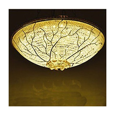 Plafoniera LED da soffitto in acrilico stile europeo oro 48 cm