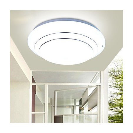 Plafoniera LED a filo Contemporanea compatta 5730 Chip Round Button, acrilico