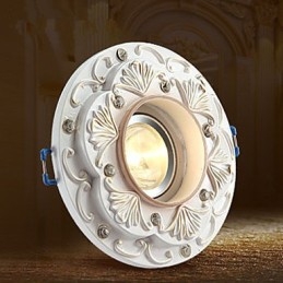 Faretto mini in stile tradizionale/classico in resina gialla, LED integrato 3 W