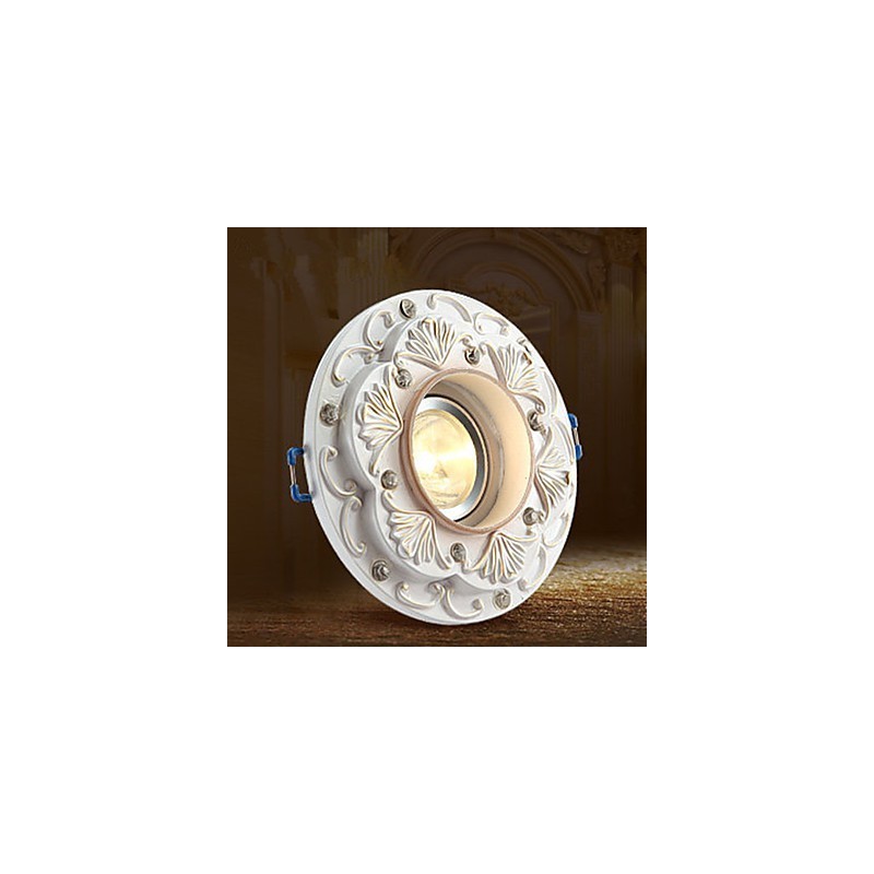 Faretto mini in stile tradizionale/classico in resina gialla, LED integrato 3 W