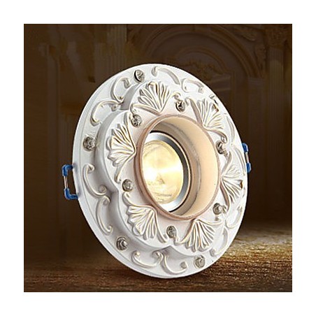 Faretto mini in stile tradizionale/classico in resina gialla, LED integrato 3 W