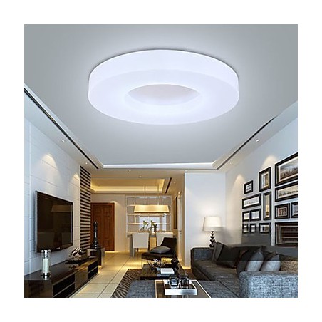 Plafoniera da incasso moderna contemporanea bianca LED integrato 18 W 40 cm