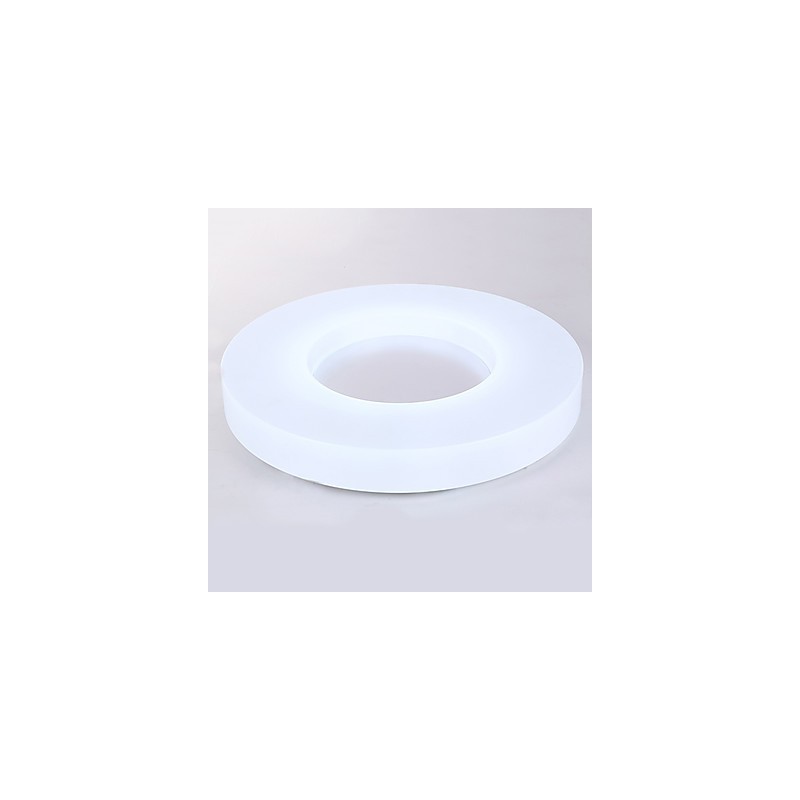 Plafoniera da incasso moderna contemporanea bianca LED integrato 18 W 40 cm
