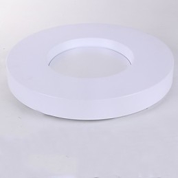 Plafoniera da incasso moderna contemporanea bianca LED integrato 18 W 40 cm