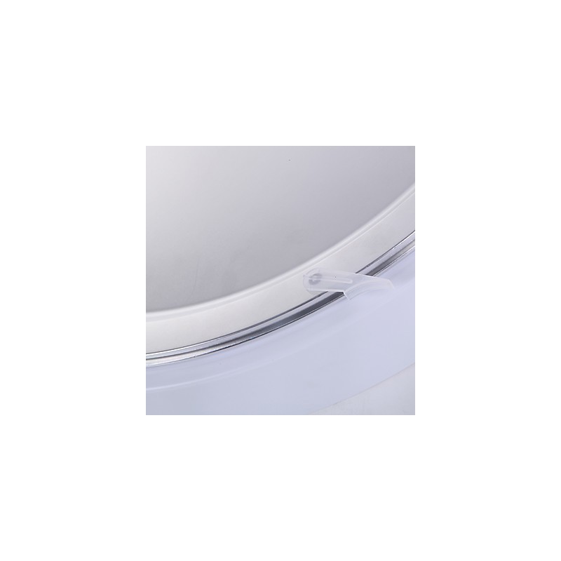 Plafoniera da incasso moderna contemporanea bianca LED integrato 18 W 40 cm
