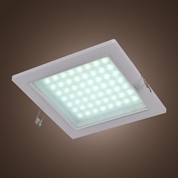 Faretto da incasso quadrato moderno bianco 18 cm