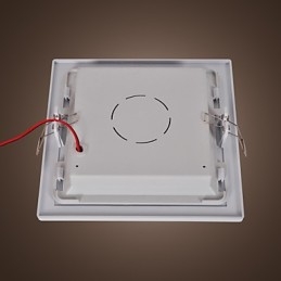 Faretto da incasso quadrato moderno bianco 18 cm