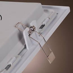Faretto da incasso quadrato moderno bianco 18 cm