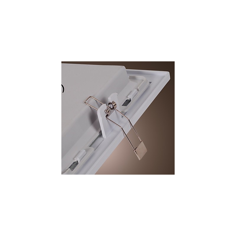 Faretto da incasso quadrato moderno bianco 18 cm