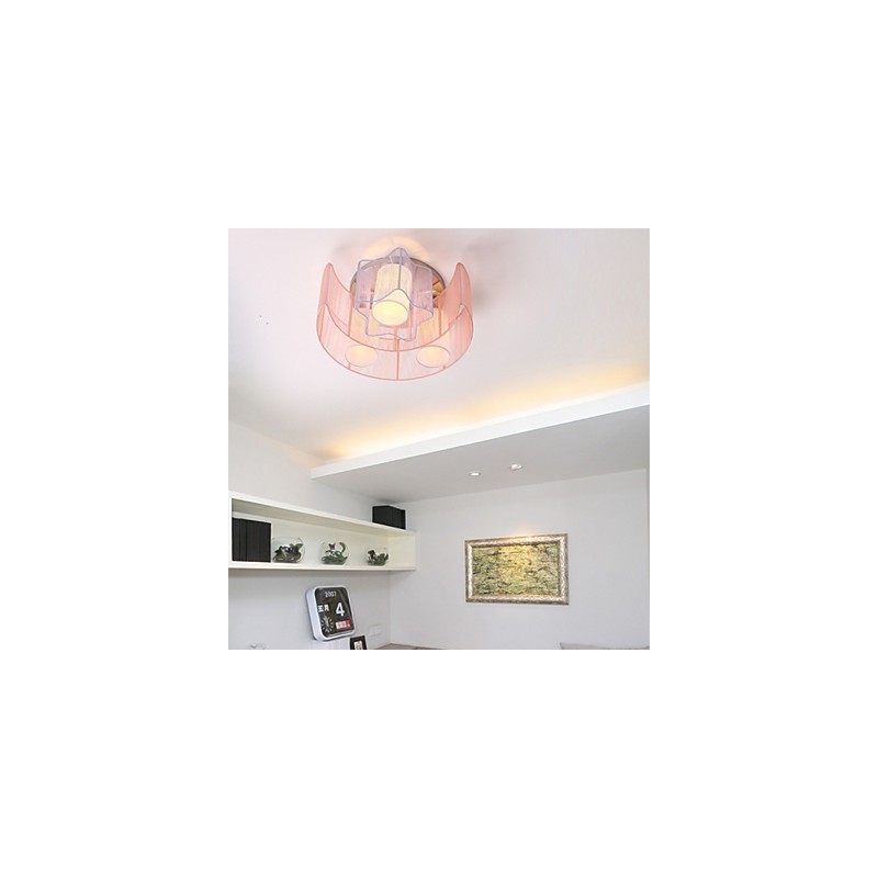 Plafoniera a filo romantica stelle e luna in metallo 3 lampadine E26/E27