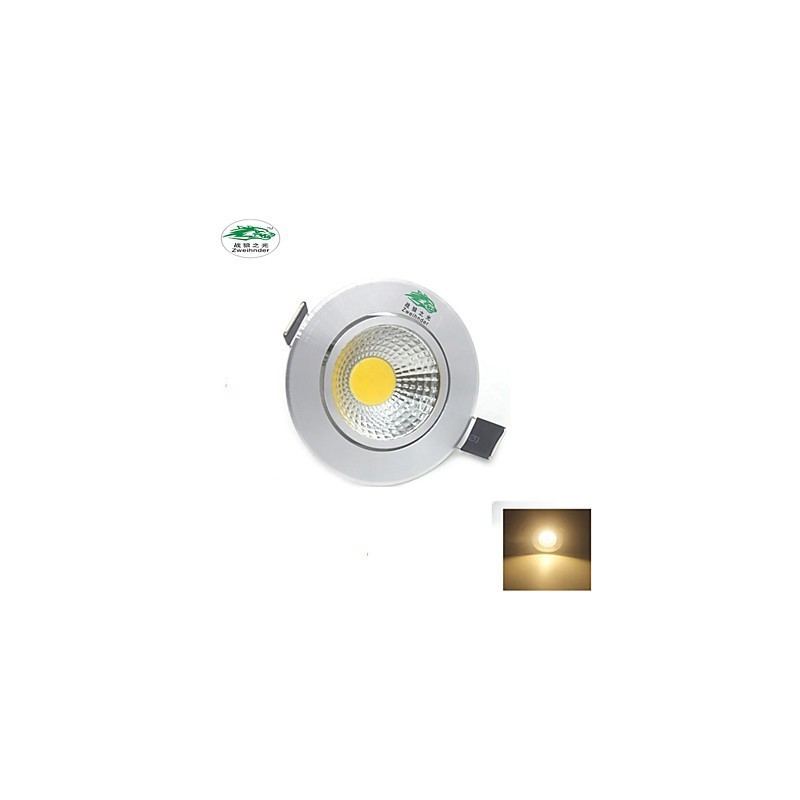Zweihnder 4 pezzi Plafoniera da incasso LED 3W 300 lm luce bianca calda
