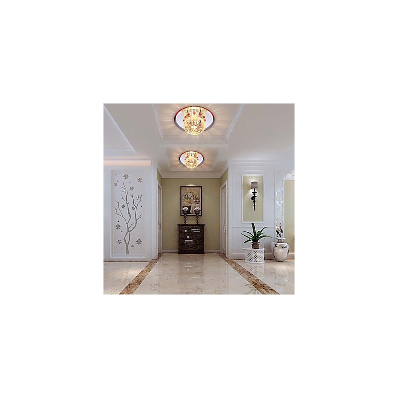 Plafoniera a filo in cristallo CreativeTube Smd con 3 lampadine