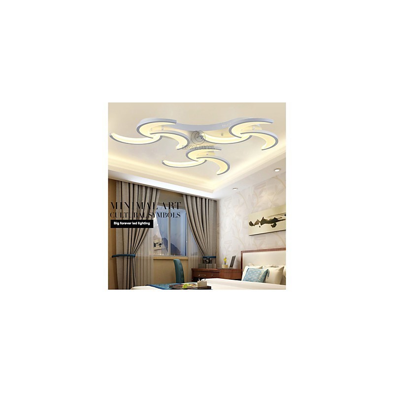 Lampada da soffitto a filo Moda 10Chanderlier LED 3 livelli in acrilico 1000 mm
