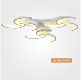 Lampada da soffitto a filo Moda 10Chanderlier LED 3 livelli in acrilico 1000 mm