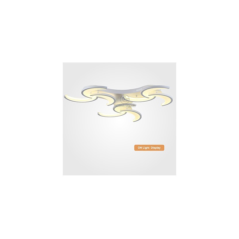 Lampada da soffitto a filo Moda 10Chanderlier LED 3 livelli in acrilico 1000 mm
