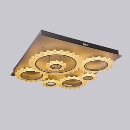 Lampada a sospensione LED bianco freddo 80 W Epistar 3 livelli acrilico
