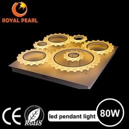 Lampada a sospensione LED bianco freddo 80 W Epistar 3 livelli acrilico