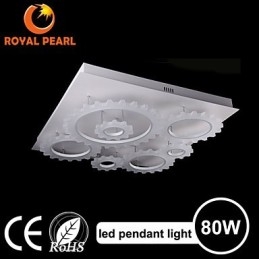 Lampada a sospensione LED bianco freddo 80 W Epistar 3 livelli acrilico