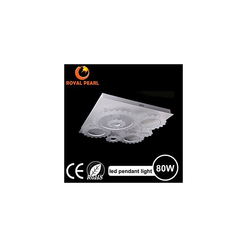 Lampada a sospensione LED bianco freddo 80 W Epistar 3 livelli acrilico