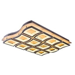 Lampada a sospensione a filo LED 180W in acrilico bianco, 3 lampadine