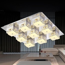 Plafoniera moderna semplice artistica 9 luci in cristallo