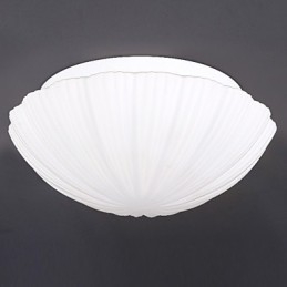 Plafoniera a filo nordica in vetro creativa 3 luci E26/E27 23 cm